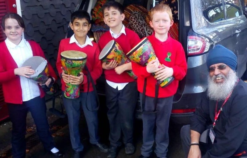 Berry Hill Primary School students learn about Sikhism in 2018.
