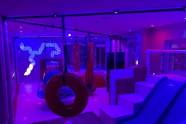 Inside the new Step by Step Sensory Centre in Underwood.