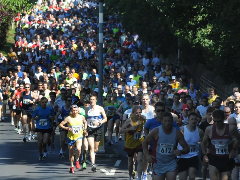 Thousands of runners have taken part in the Mansfield Half Marathon down the decades. Can you spot anyone you know here?