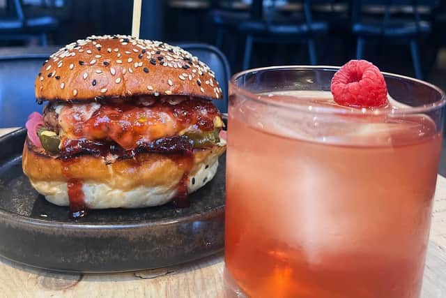 The Peanut Butter Jelly burger is a popular one.