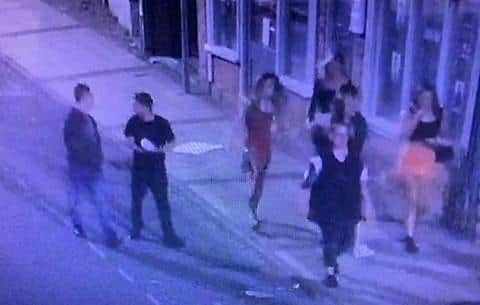 Police want to speak to these people in connection with the incident. Photo: Nottinghamshire Police