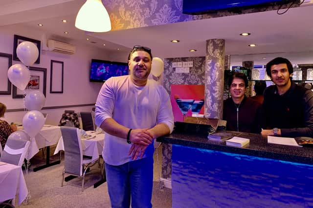 Nad (left) and team inside the new restaurant on Nottingham Road.