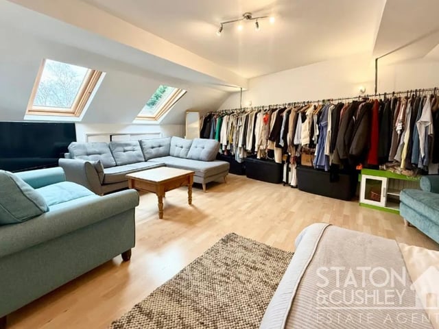 Notably, one of the double bedrooms sits above the garage and spans the full width of the space, offering outstanding potential to be converted into self-contained living accommodation if desired.