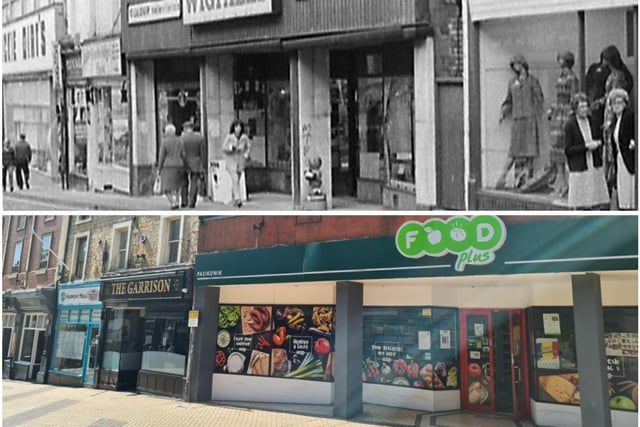 The shops and bars on Leeming Street have changed a huge amount in the past 50 years