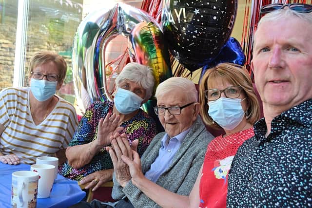 From left to right - Pauline, Janet, James, Wendy and Graham.