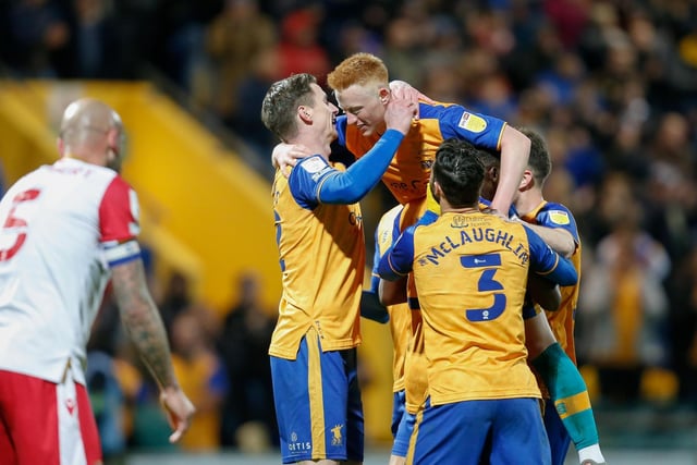 Mansfield Town see off Stevenage on Tuesday night to set up a huge last two games of the season.