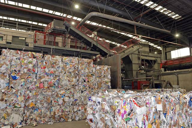 Veolia Materials Recovery Facility in Forest Town.