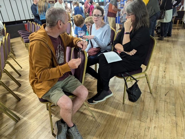 Residents gathered at Clipstone Welfare to reminisce about life in the village.