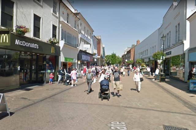 West Gate, Mansfield town centre.