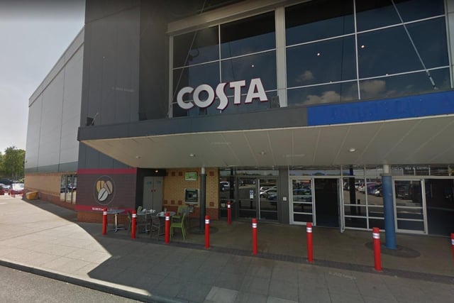 The Costa Coffee at the Odeon cinema, Mansfield Leisure Park, was given a top, five rating on March 21.