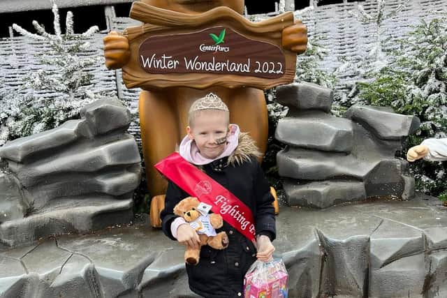 Lexi was crowned by Great Minds Pathway Fighting Princess & Prince's Programme at Center Parcs, Sherwood Forest.