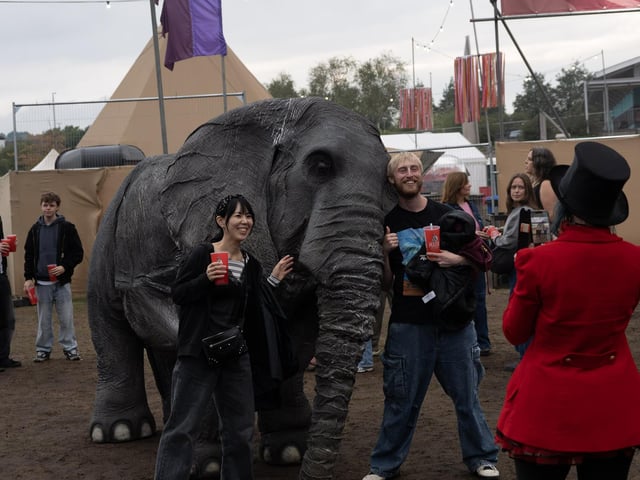 As well as music, the festival brings the circus to town.