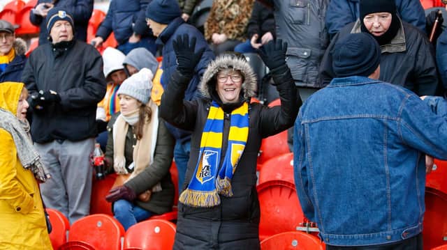 An army of over 3,300 Mansfield Town supporters roared Stags on to victory at Doncaster. Can you spot someone you know?
