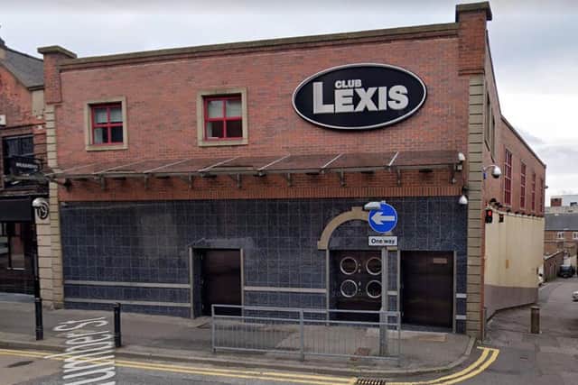 Lexis nightclub on Clumber Street, Mansfield.