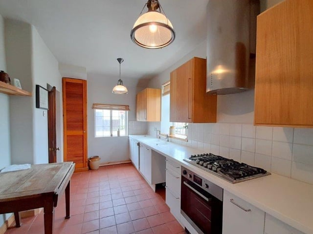 The utility room from a different angle. It is clearly a useful addition to the Kirkby cottage.