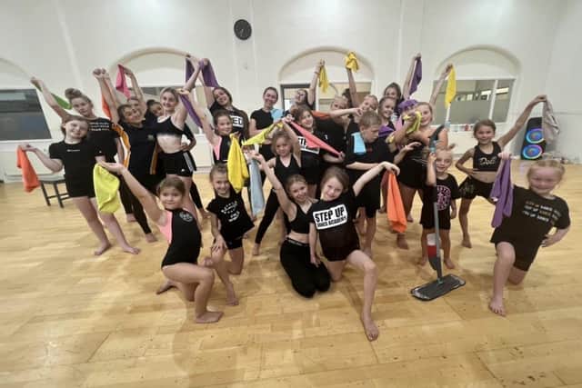 The Step Up dance team - all ready for their 'comeback' show.