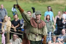 Robin Hood wins the battle. Here is a glimpse of the live-arena show performed by Sherwood Outlaws at Sherwood Forest.