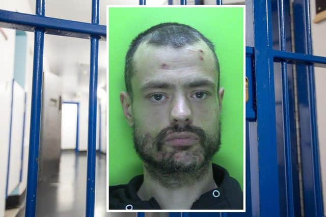 Shane Green was jailed for attacking a man with a baseball bat. Photo: Nottinghamshire Police