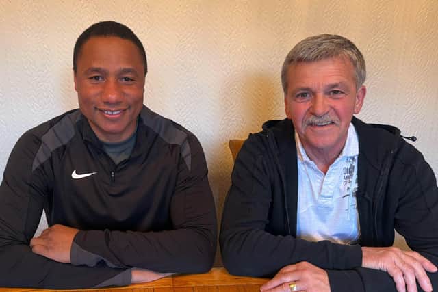 Jonathan D’Laryea and Rudy Funk have been anounced as the new management team at Hucknall Town. Photo: Submitted
