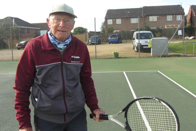 Mansfield Lawn Tennis Club member Ron Heath has celebrated his 90th birthday