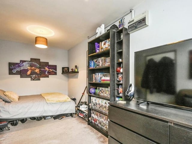 Of the four bedrooms at the Mansfield house, this one sits on the ground floor. It used to be the garage but is another example of a wonderful conversion.