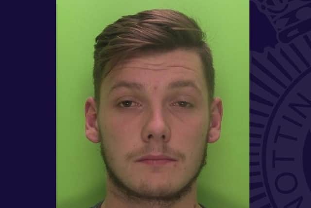Nottinghamshire Police officers are trying to find 27-year-old Ricky Etherington.