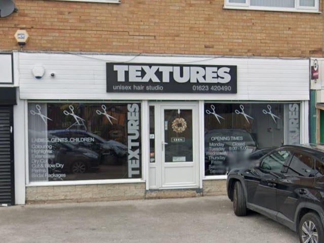 Textures, on Ladybrook Lane, Mansfield, has its 5.0 rating from 26 Google Reviews