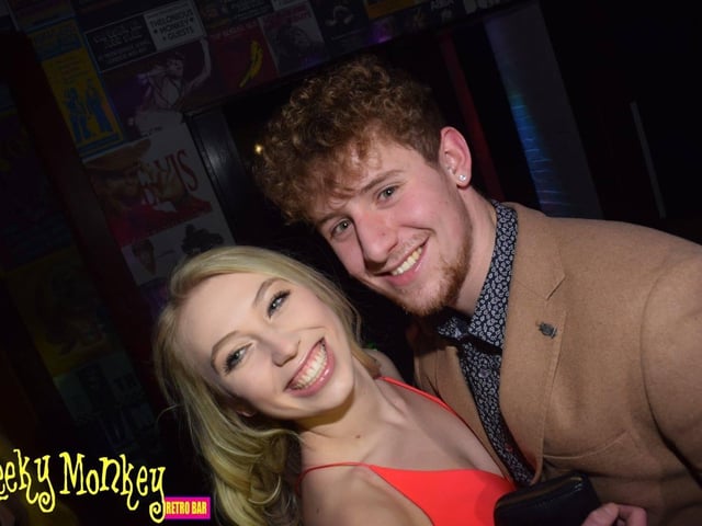 Smiling for the camera