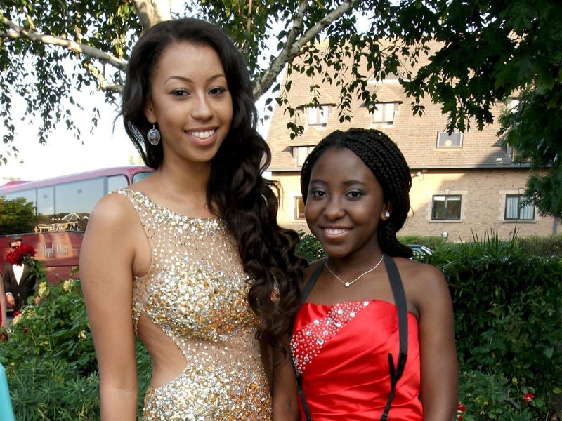 Northampton Academy pupils at prom in 2013.