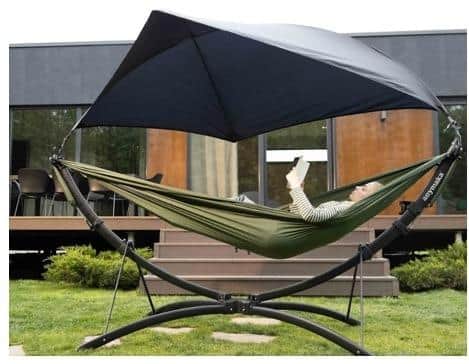 Introducing anymaka: The Portable Hammock Stand that can be set up in just 3 seconds.