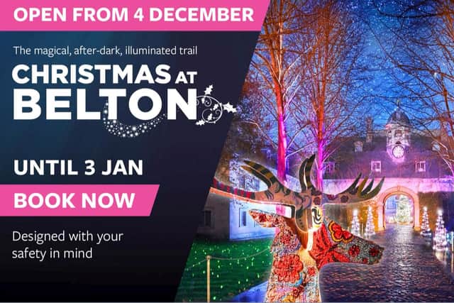 Christmas At Belton now runs from December 4, 2020 to January 3, 2021