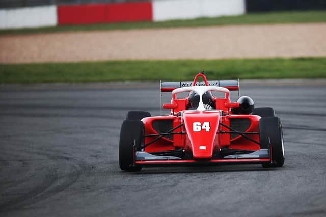 Nick Gilkes in action at Donington Park as Hillspeed's preparations continue.