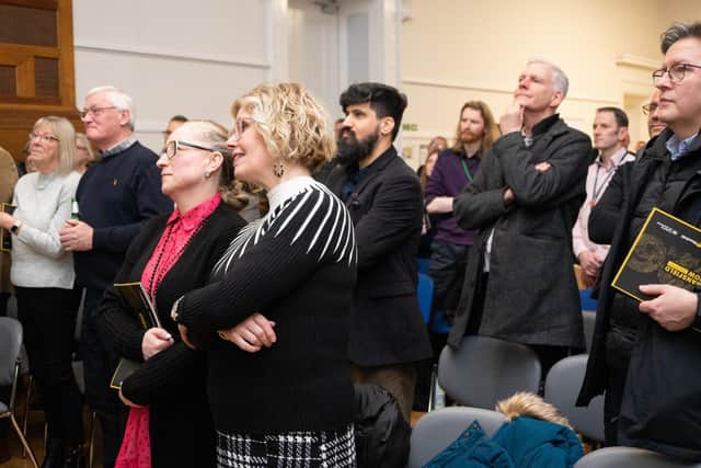 The Mansfield NOW launch event drew plenty of interest from the audience. Photo: Submitted