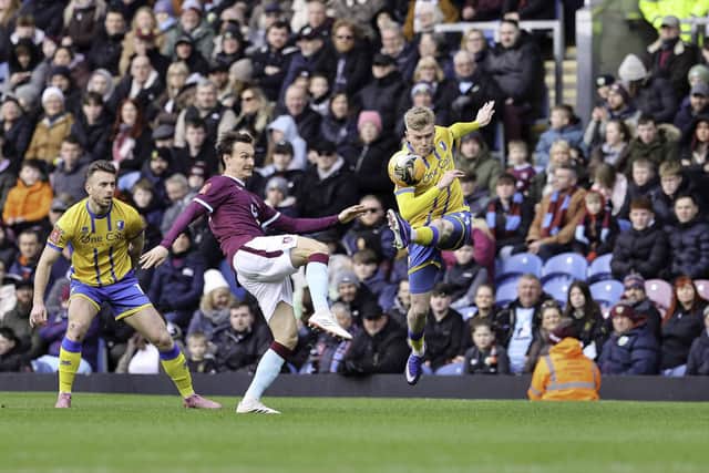 Action during the Emirates FA Cup forth round match against Burnley FC at Turf Moor, 14 Feb 2026, Photo credit Chris & Jeanette Holloway / The Bigger Picture.media