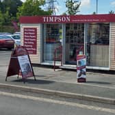 A typical Timpson retail pod, offering dry cleaning and a range of other services.