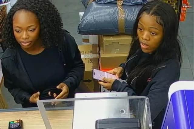 Police want to speak to these women after another woman's online shopping account was hacked. Photo: Nottinghamshire Police