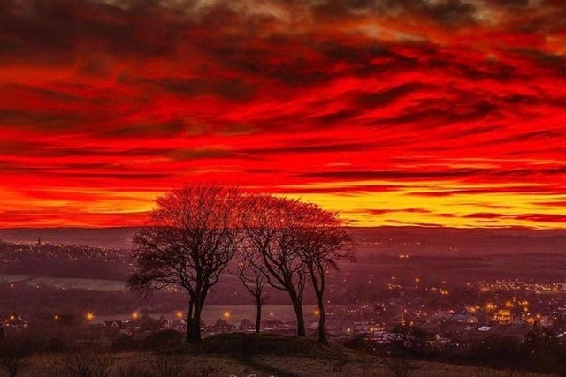 Standing guard over Houghton, The Seven Sisters are six Beech trees (once seven) sitting on top of the Copt Hill Barrow. It's a spot that offers spectacular views of the surrounding coalfield towns. Photo by the late Dean Matthews, one of his many spectacular shots of the city.