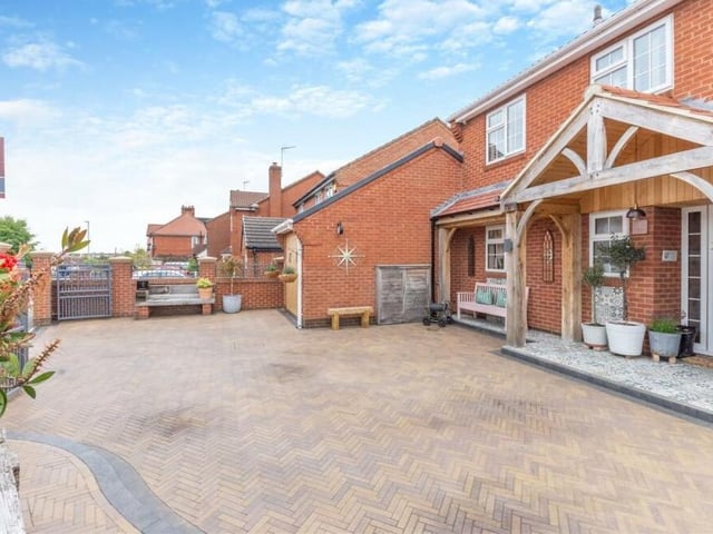 Not many properties can claim to have won an award for their driveway. But this linear block-paved herringbone beauty did just that! As well as looking good, it provides off-street parking space.