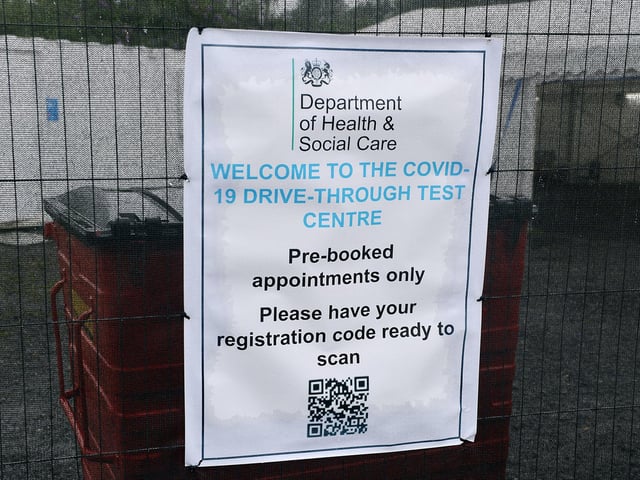 Visitors will receive a QR code when they book their appointment slot online. This will be scanned at the first station before people are asked if they are OK to do the test themselves.
You can also book a test by calling 119, not 101.