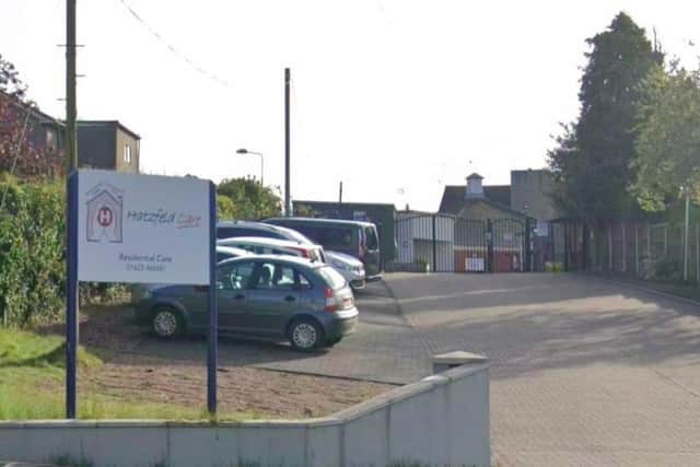 Haztfeld House in Blidworth has been rated 'outstanding' by the CQC. Photo: Google