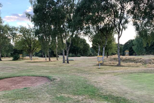 A Disc Golf course has been installed at King George V Park in Mansfield
