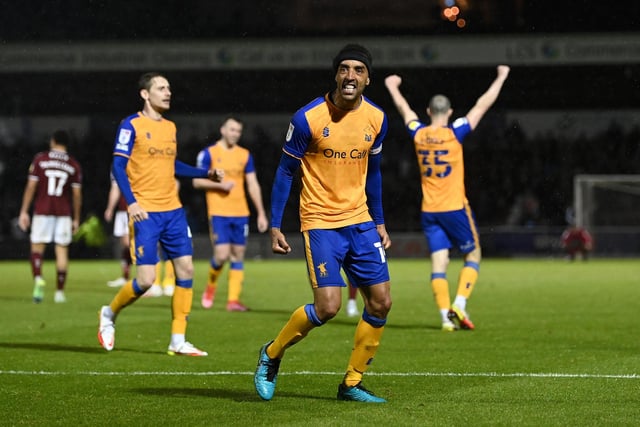 Former Premier League payer James Perch takes the second defensive midfield berth. The versatile player is hoping to finish off his career by helping home town club Mansfield Town to promotion.