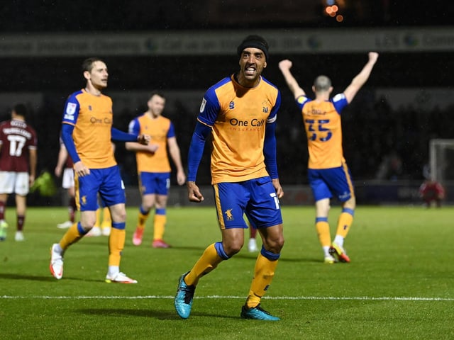 Former Premier League payer James Perch takes the second defensive midfield berth. The versatile player is hoping to finish off his career by helping home town club Mansfield Town to promotion.
