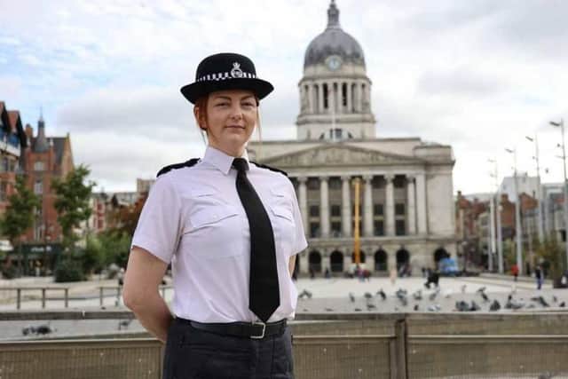 Chief Inspector Kylie Davies says the figures are positive and welcoming. Photo: Nottinghamshire Police