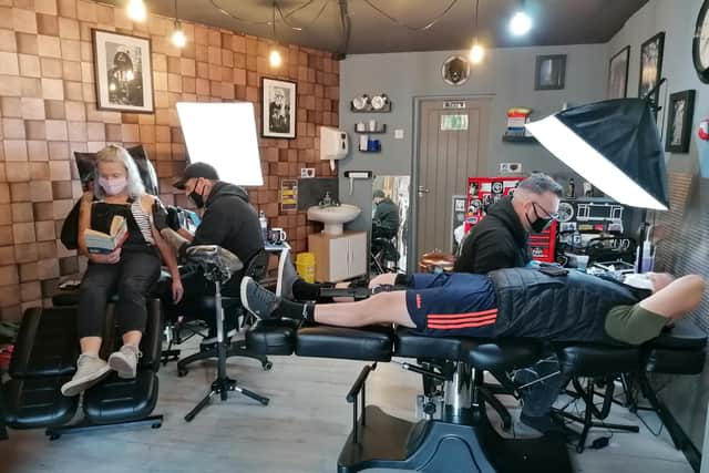 The Darkside Tattoo Collective in Mansfield Woodhouse.