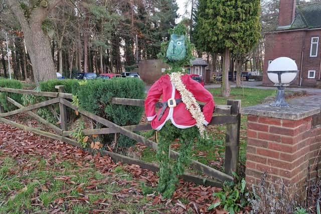 Have you seen him? The model of the Grinch that has been stolen from the entrance to the Sherwood Lodge Care Centre on Mansfield Road in Edwinstowe.