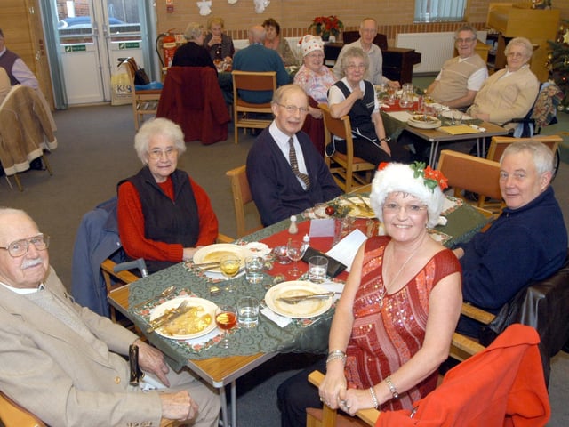 Some of the guests at the Help the Aged Luncheon Club Party held at Centre Point at Kirkby in 2006.