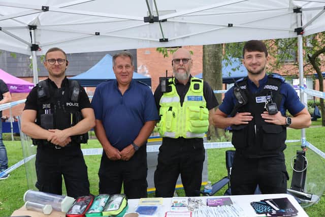 Members of the central neighborhood policing team had a stall at the event. Photo: Nottinghamshire Police