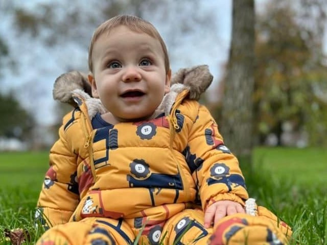 This photo of Leo, eight months, was sent to us by Amylea Keogh