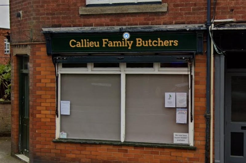 Callieu Family Butchers on West Lane, Edwinstowe, has a 4.8/5 rating based on 17 reviews.